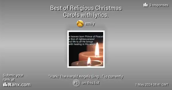 Best of Religious Christmas Carols with lyrics. - Hark! The Herald Angels Sing (Charles Wesley, 1739